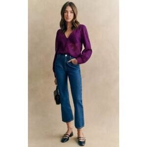 Sézane Purple Blouse for Women